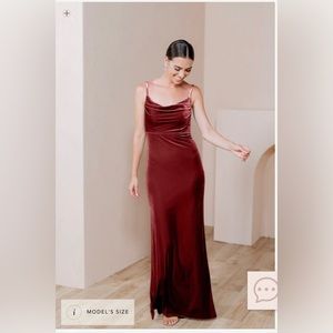Revelry Skye Velvet Dress